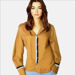 Soncy Front Tie Blouse